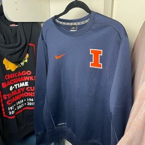 Illini Navy Thermafit Sweater